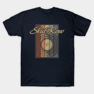 Skid Row Vynil Silhouette T-Shirt